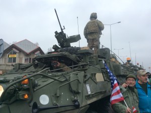 US Flag, US troops, Nachod NATO Poland Czech Republic
